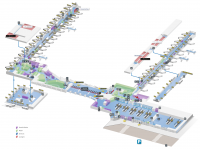 Зона вылета аэропорта Брюссель Завентем