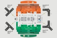 Схема терминалов аэропорта Orlando International Airport