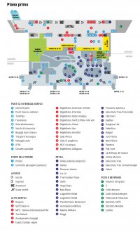 Схема терминала аэропорта Venice Marco Polo Airport