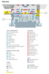 Схема терминала аэропорта Venice Marco Polo Airport