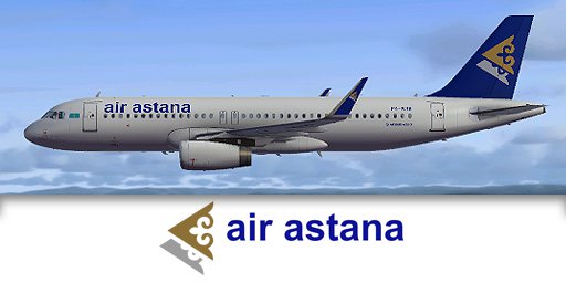 Ливрея и логотип Air Astana (Эйр Астана)
